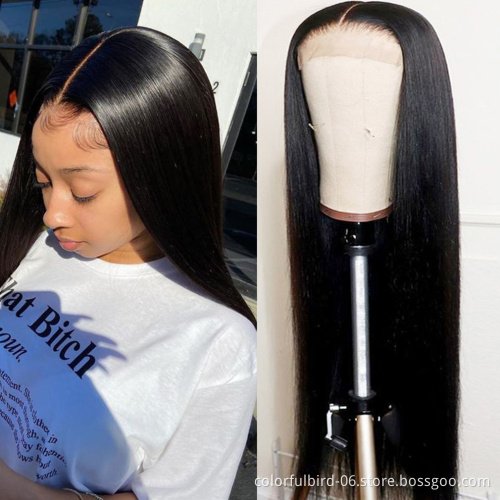 HD Transparent Lace Wigs 5*5 Lace Front Human Hair Wig Remy hair For Women Brazilian Straight Lace Frontal Wig